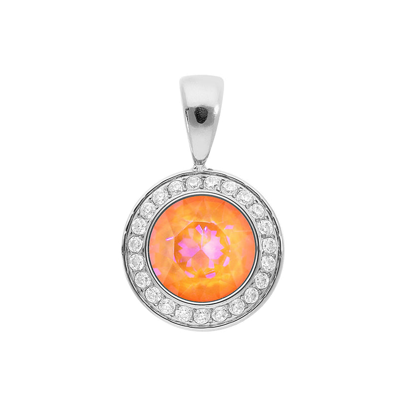Tondo Deluxe Pendant 0.51" - Silver