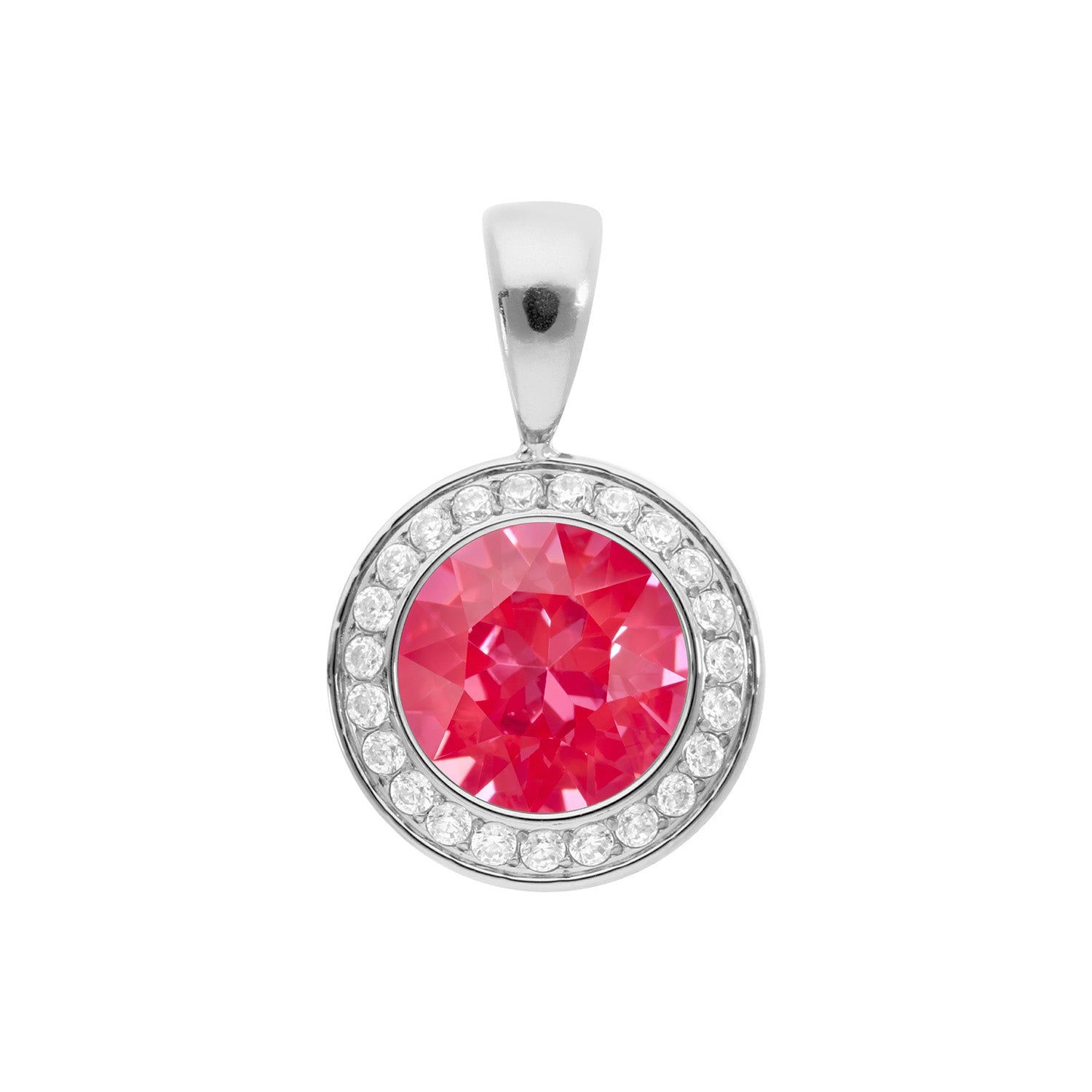 Tondo Deluxe Pendant 0.51" - Silver