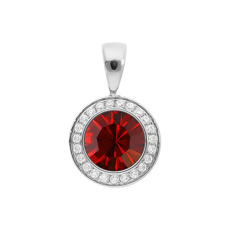 Tondo Deluxe Pendant 0.51" - Silver