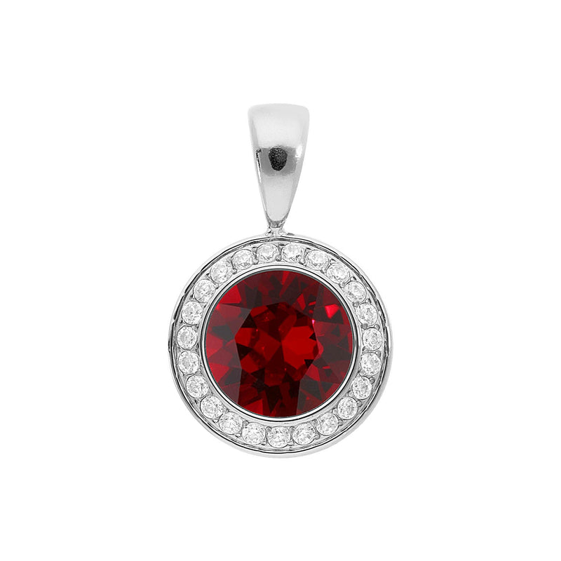 Tondo Deluxe Pendant 0.51" - Silver