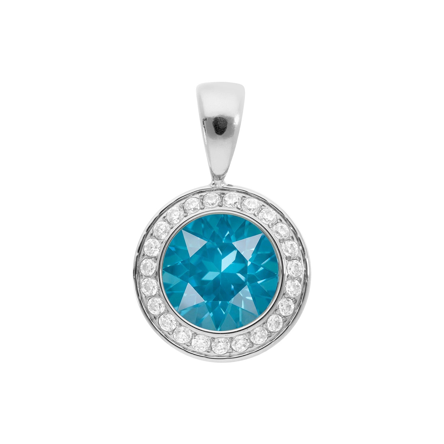 Tondo Deluxe Pendant 0.51" - Silver