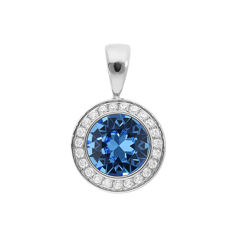 Tondo Deluxe Pendant 0.51" - Silver