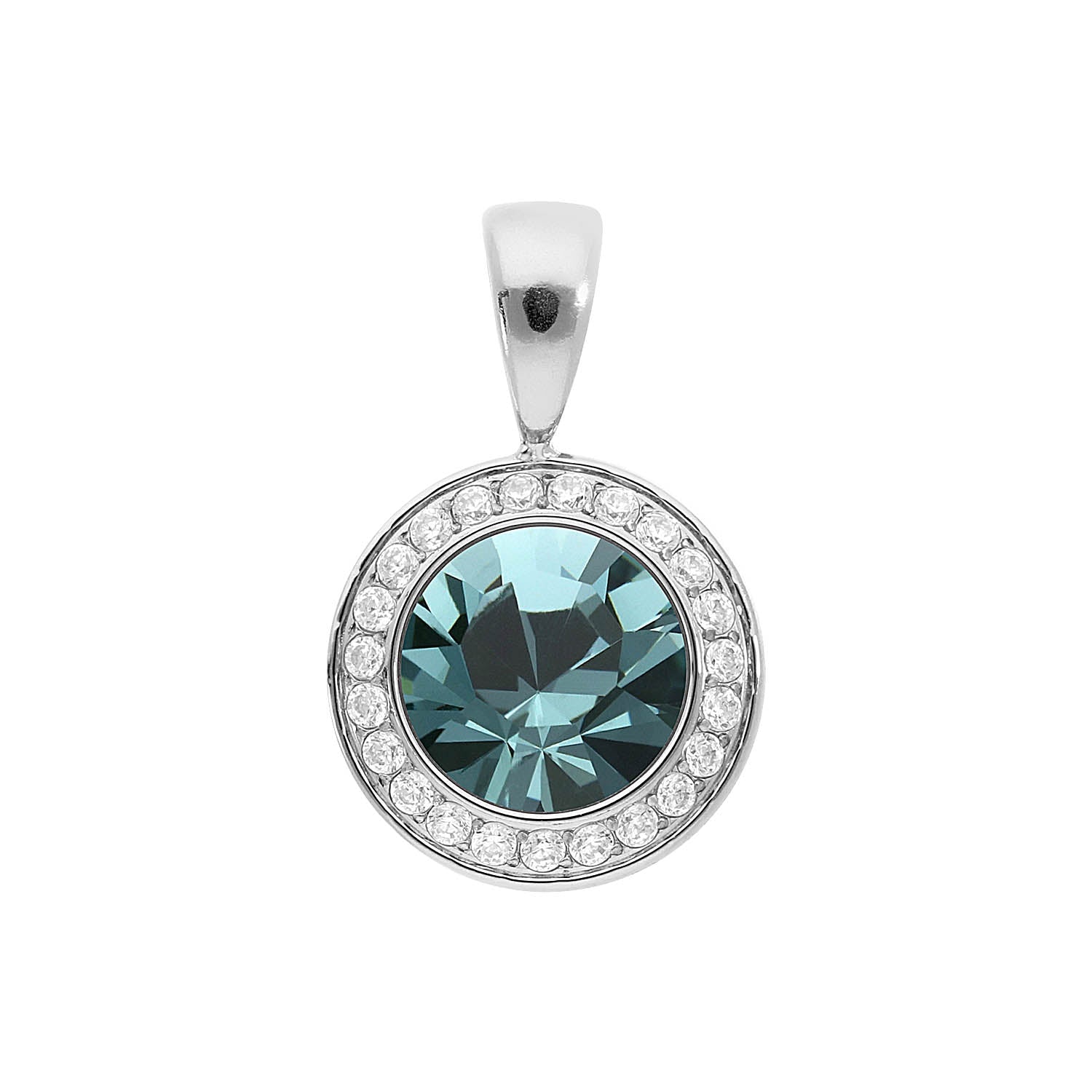 Tondo Deluxe Pendant 0.51" - Silver