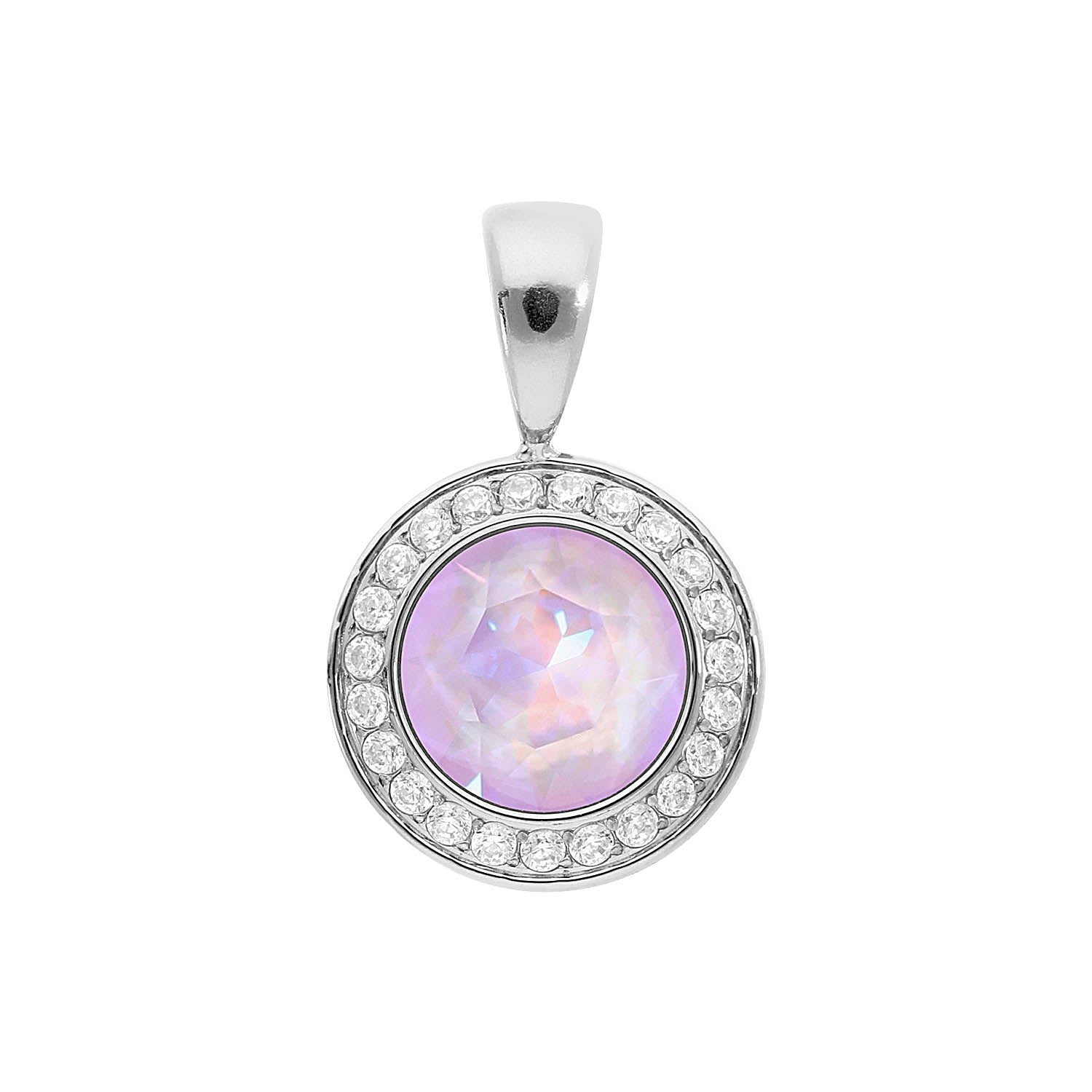 Tondo Deluxe Pendant 0.51" - Silver