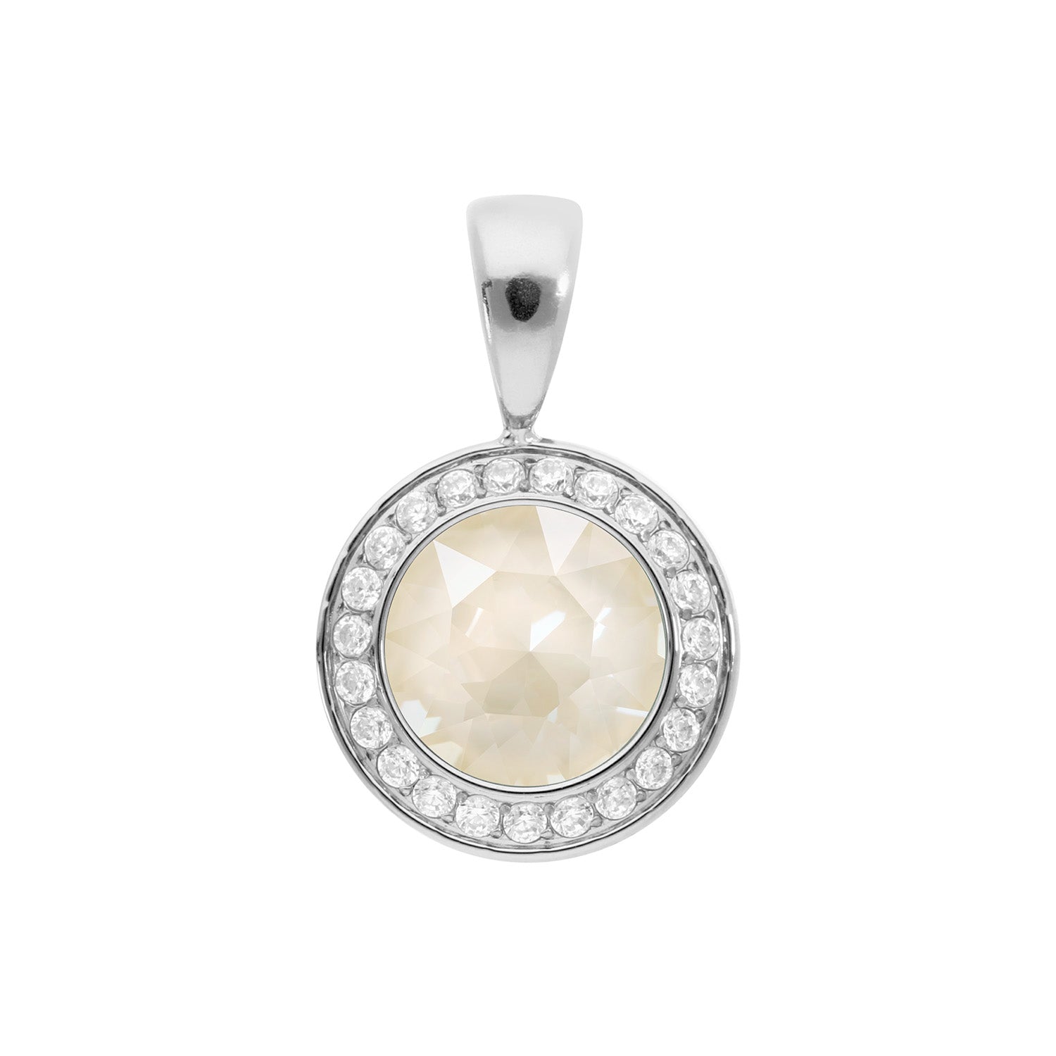 Tondo Deluxe Pendant 0.51" - Silver