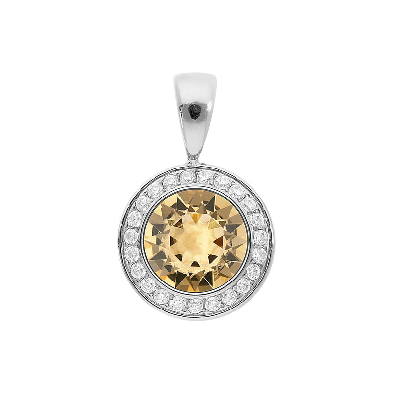 Tondo Deluxe Pendant 0.51" - Silver
