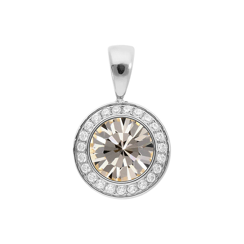 Tondo Deluxe Pendant 0.51" - Silver
