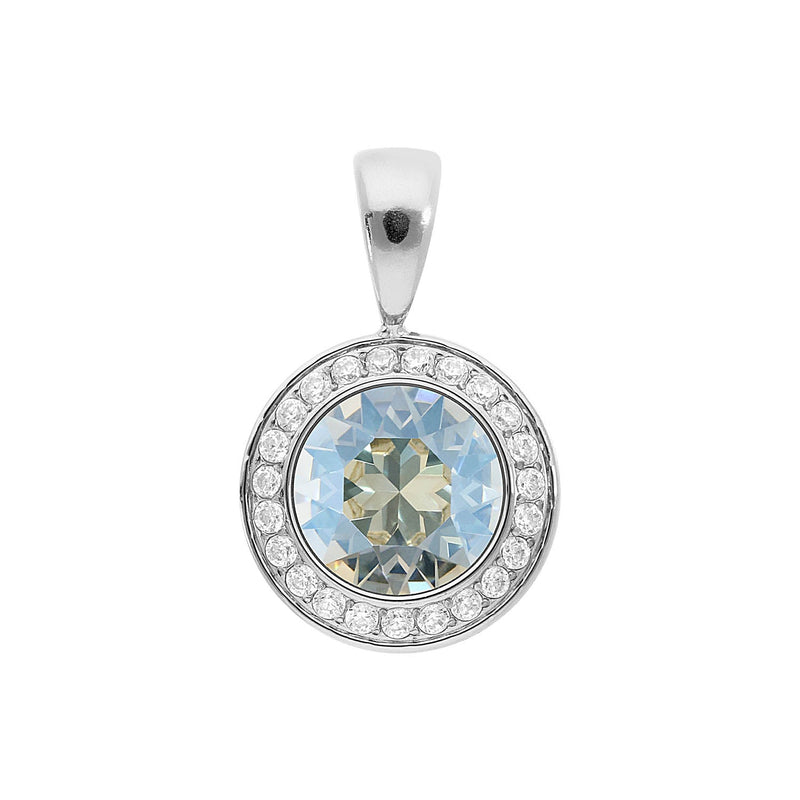 Tondo Deluxe Pendant 0.51" - Silver