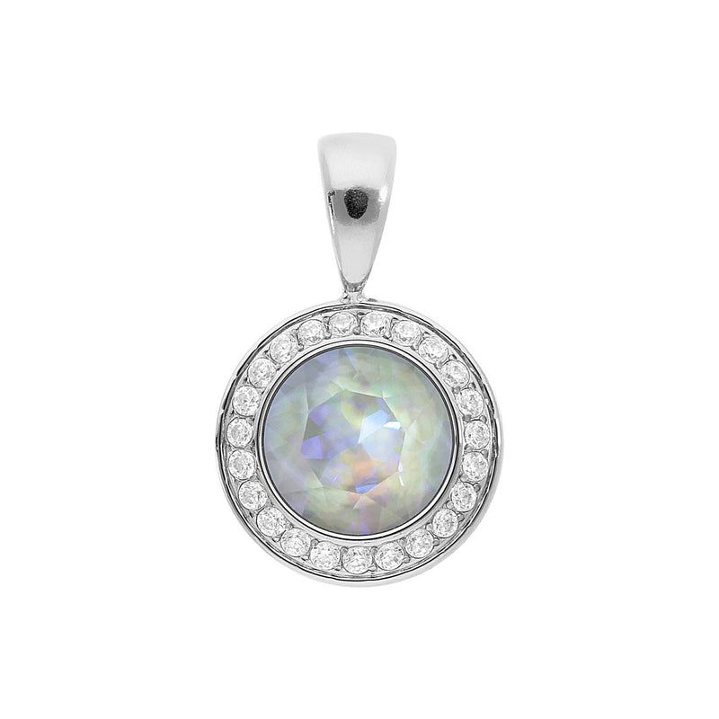 Tondo Deluxe Pendant 0.51" - Silver