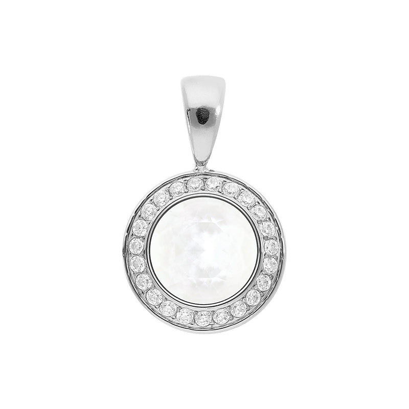 Tondo Deluxe Pendant 0.51" - Silver