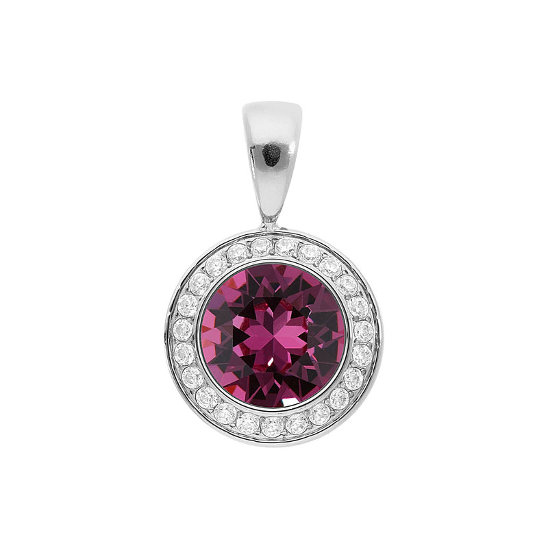 Tondo Deluxe Pendant 0.51" - Silver