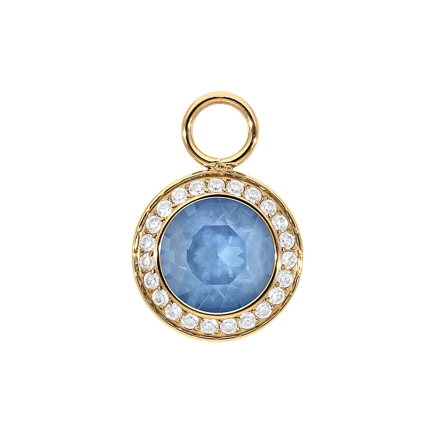 Tondo Deluxe Charm 0.51" - Gold