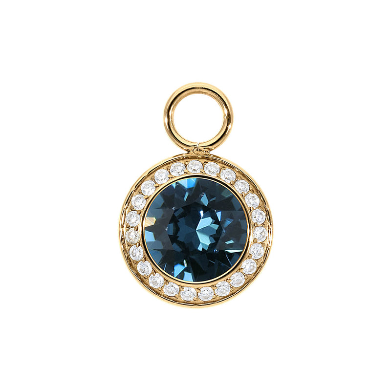 Tondo Deluxe Charm 0.51" - Gold montana