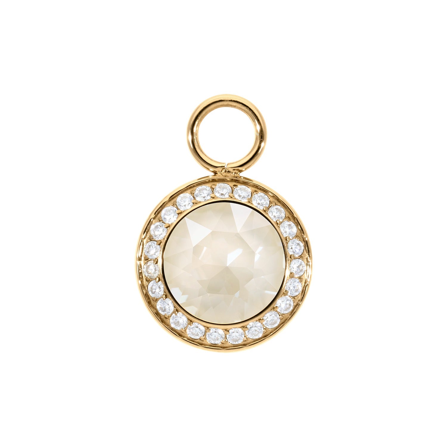 Tondo Deluxe Charm 0.51" - Gold