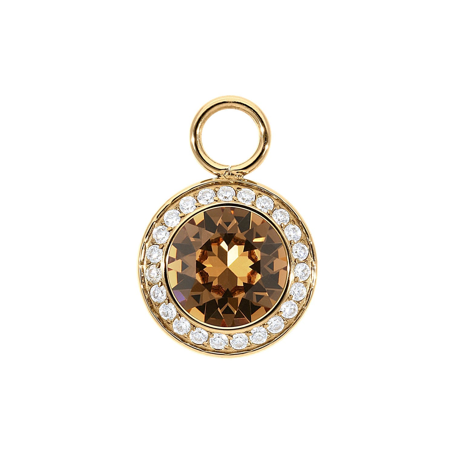 Tondo Deluxe Charm 0.51" - Gold