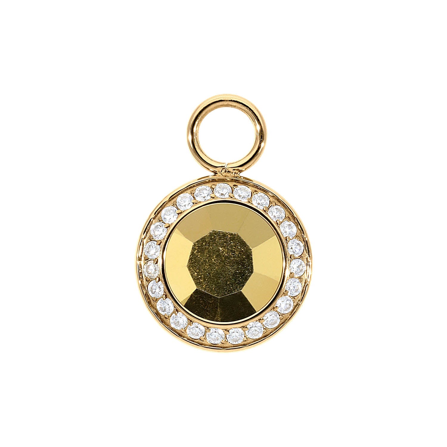 Tondo Deluxe Charm 0.51" - Gold