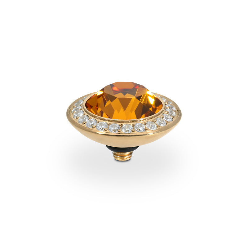 Tondo Deluxe Top 0.51" - Gold Topaz
