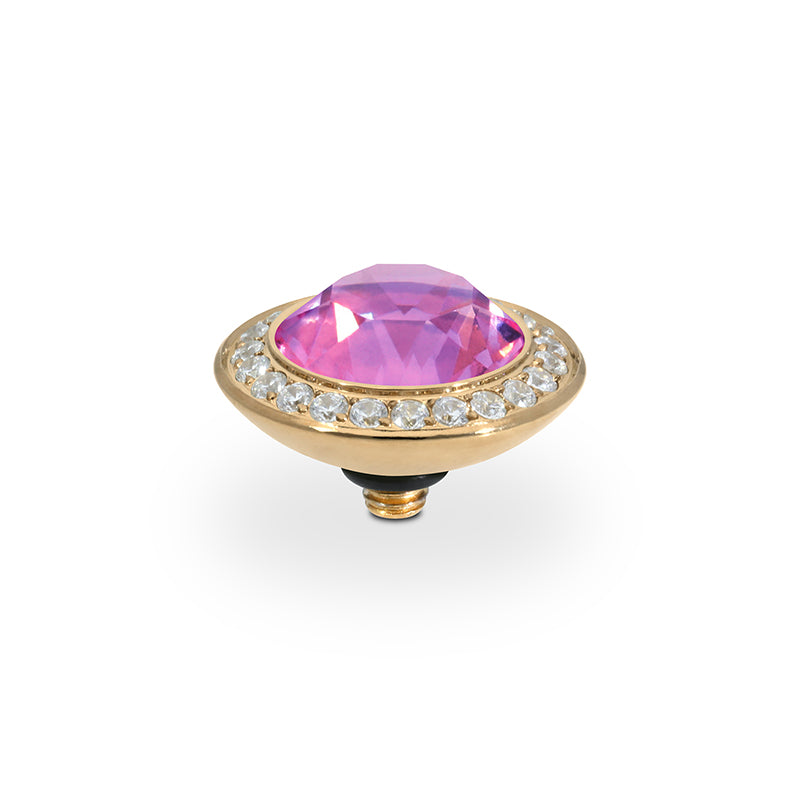 Tondo Deluxe Top 0.51" - Gold Crystal Orchid Ignite