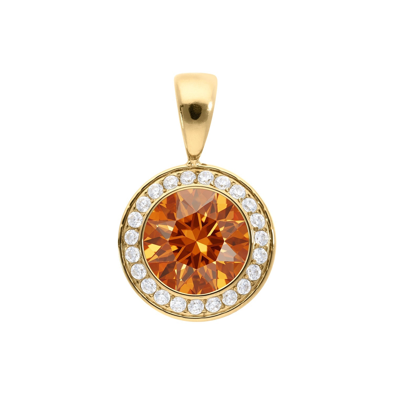Tondo Deluxe Pendant 0.51" - Gold