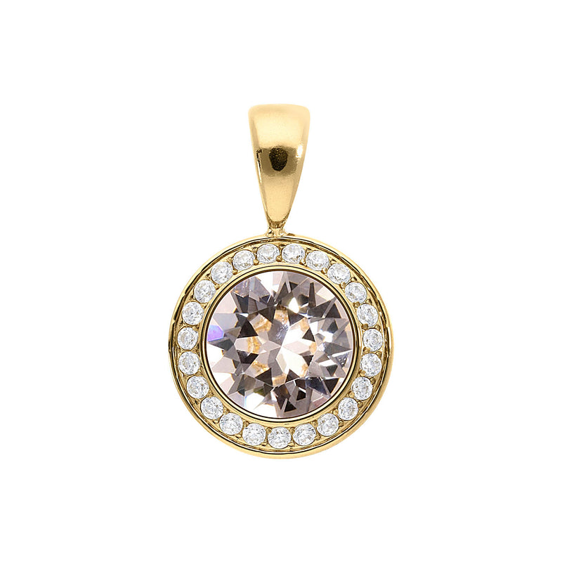 Tondo Deluxe Pendant 0.51" - Gold silk