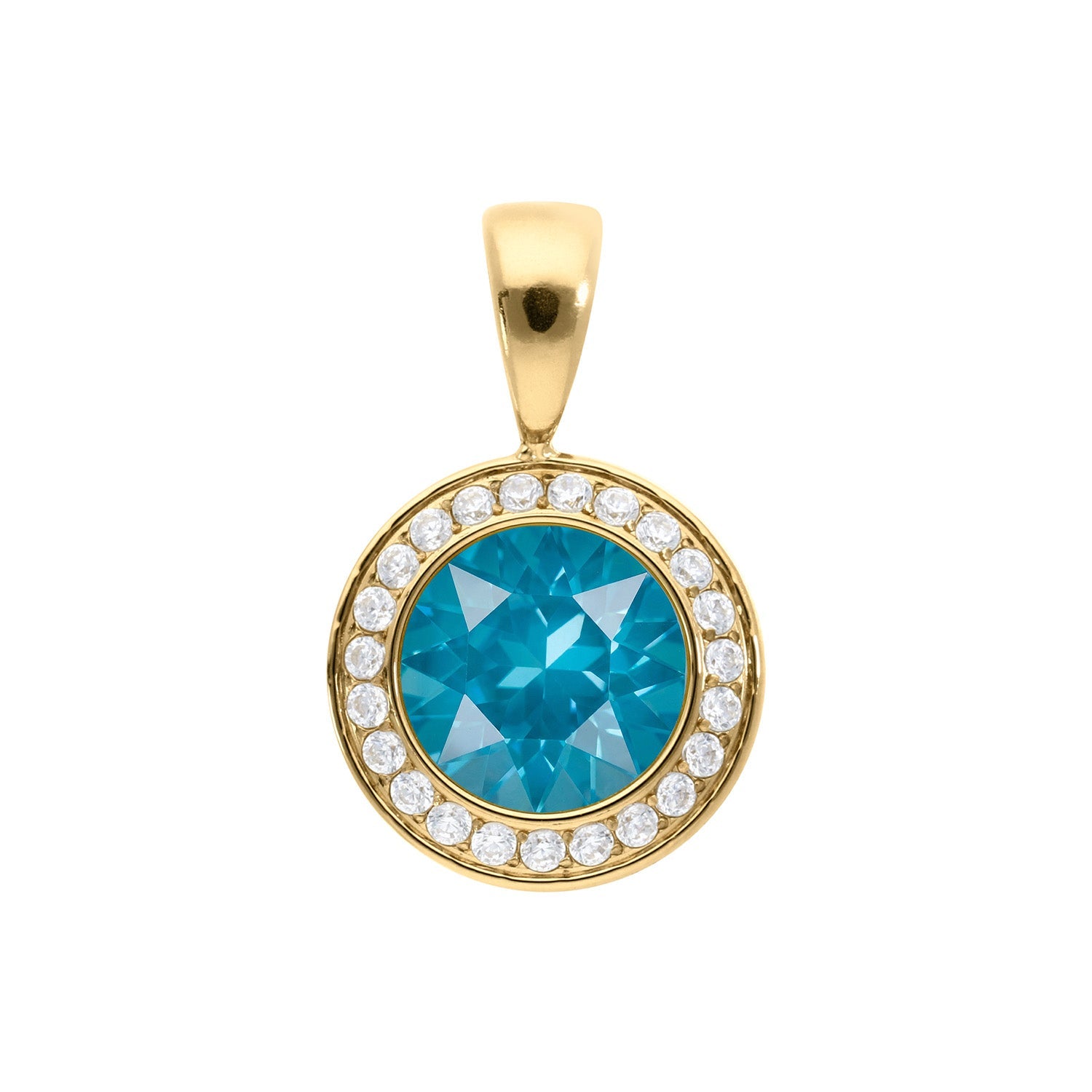 Tondo Deluxe Pendant 0.51" - Gold