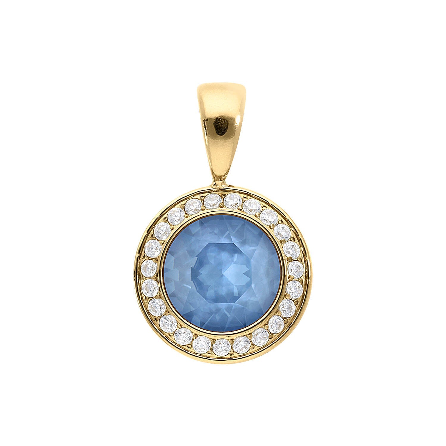 Tondo Deluxe Pendant 0.51" - Gold