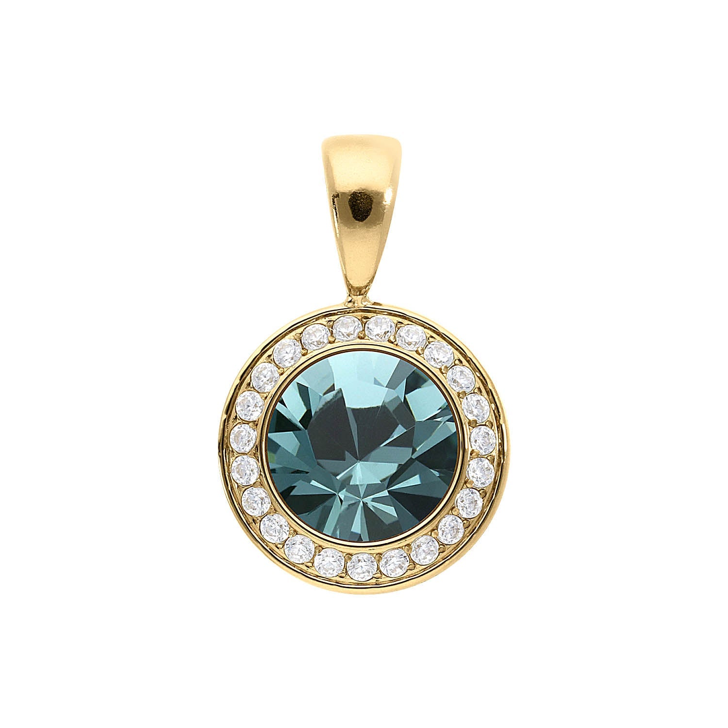 Tondo Deluxe Pendant 0.51" - Gold