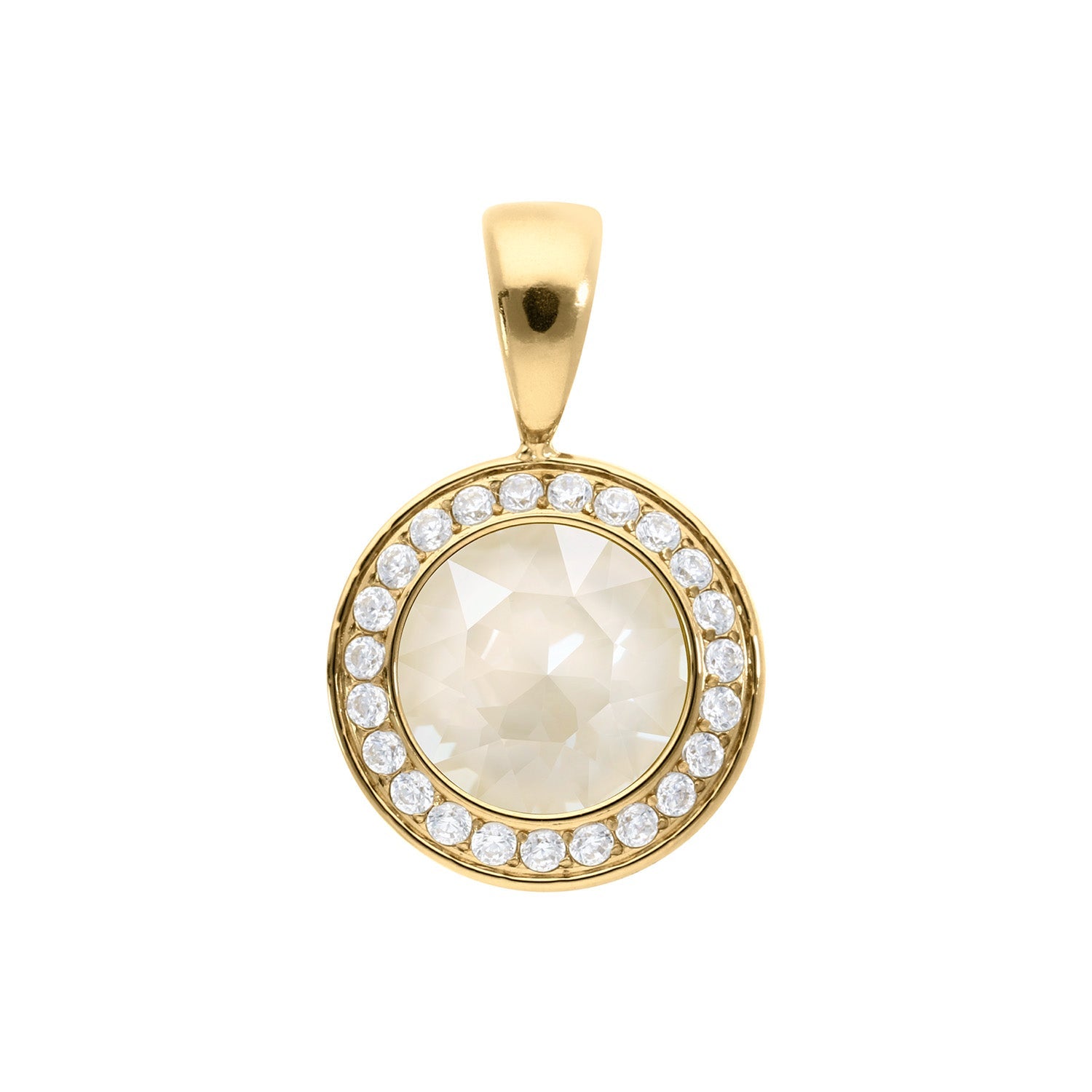 Tondo Deluxe Pendant 0.51" - Gold