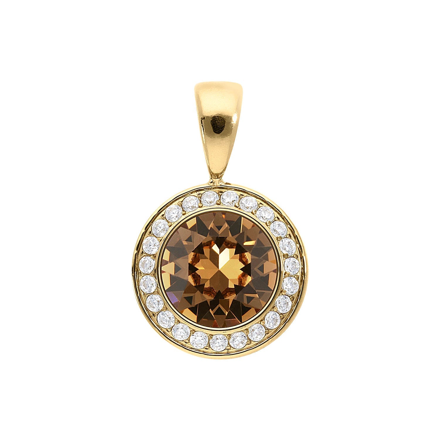 Tondo Deluxe Pendant 0.51" - Gold