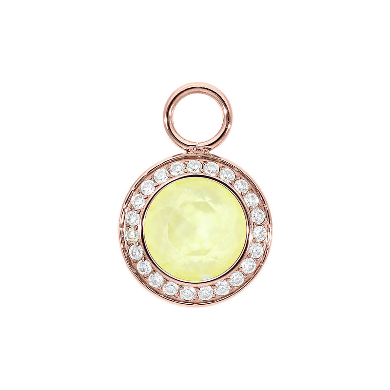 Tondo Deluxe Charm 0.51" - Rose Gold