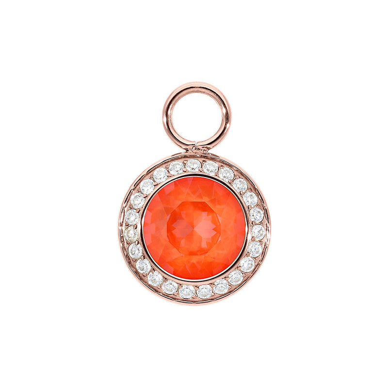 Tondo Deluxe Charm 0.51" - Rose Gold
