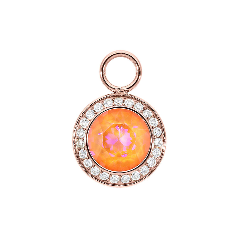 Tondo Deluxe Charm 0.51" - Rose Gold