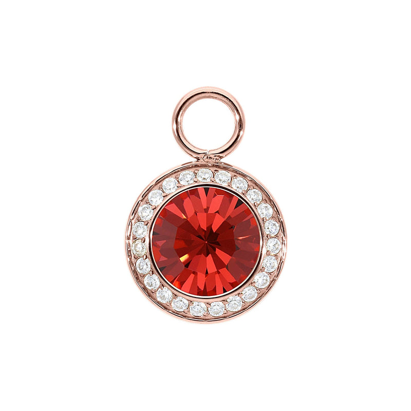 Tondo Deluxe Charm 0.51" - Rose Gold