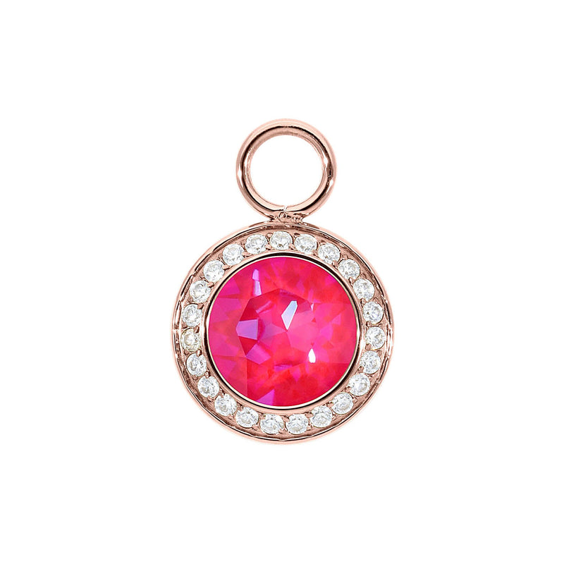 Tondo Deluxe Charm 0.51" - Rose Gold