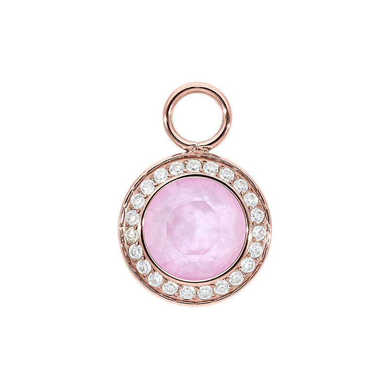Tondo Deluxe Charm 0.51" - Rose Gold
