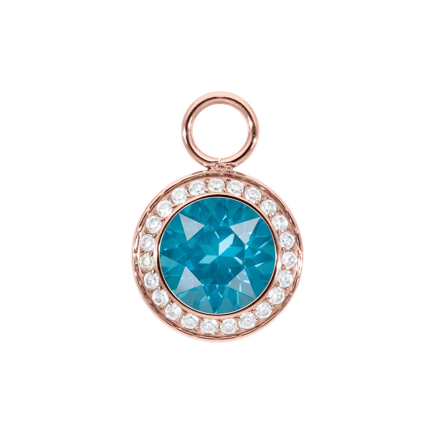 Tondo Deluxe Charm 0.51" - Rose Gold