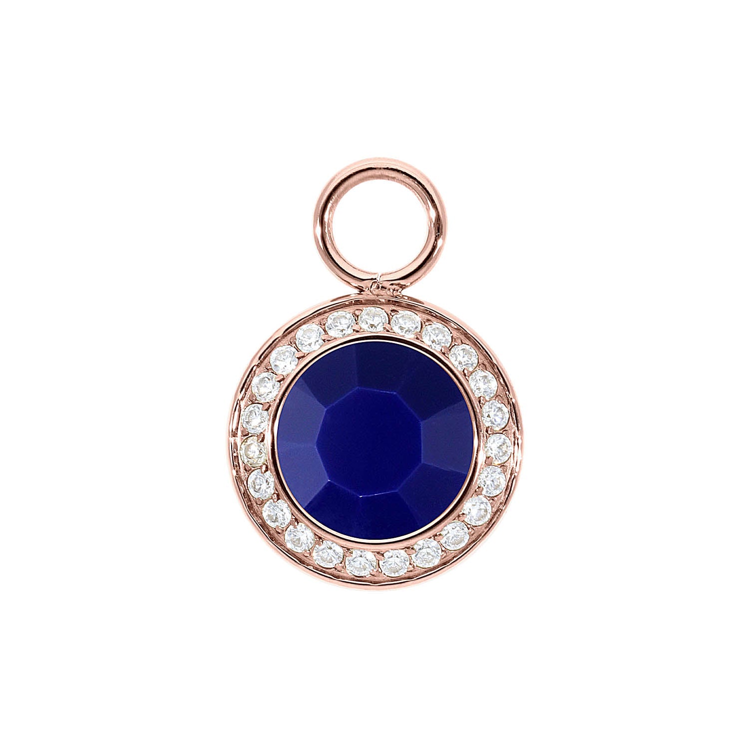 Tondo Deluxe Charm 0.51" - Rose Gold