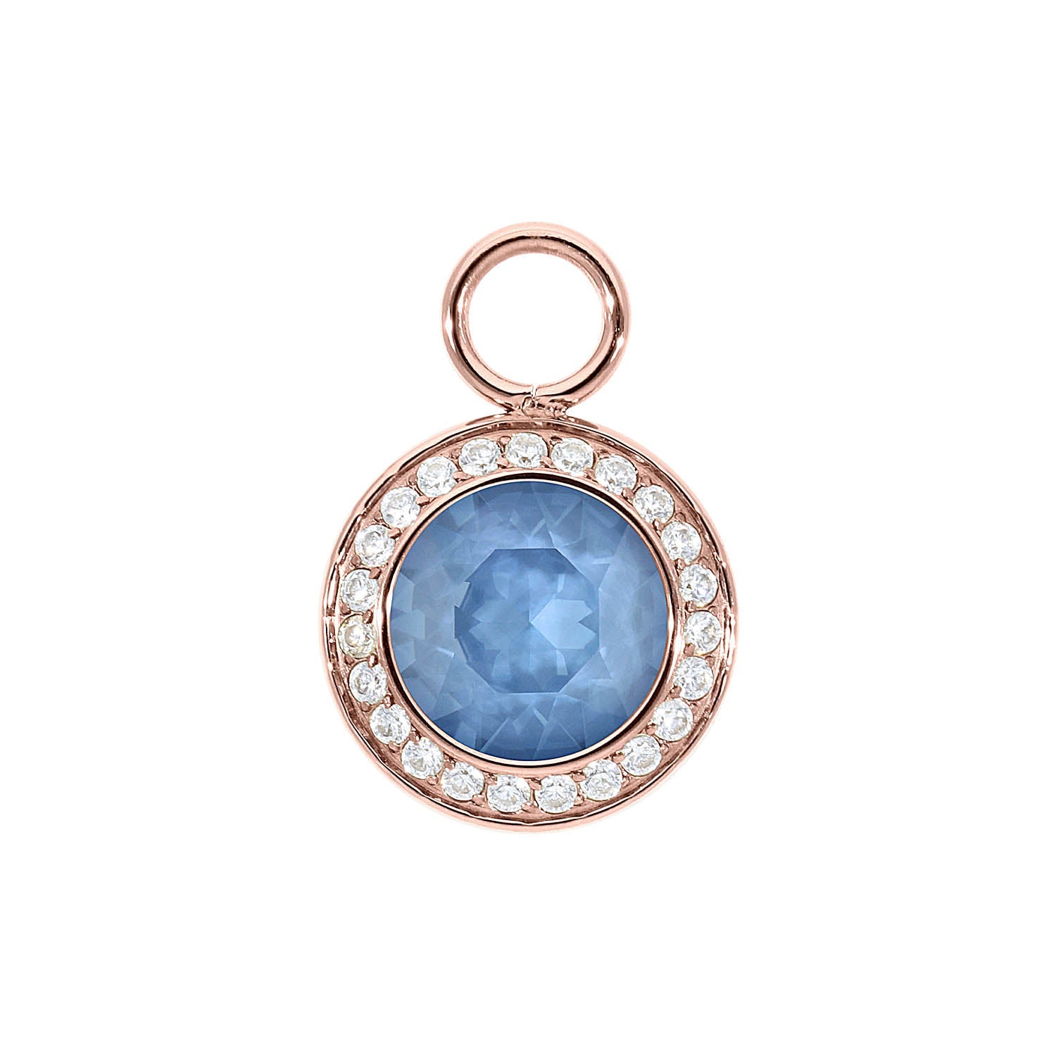 Tondo Deluxe Charm 0.51" - Rose Gold
