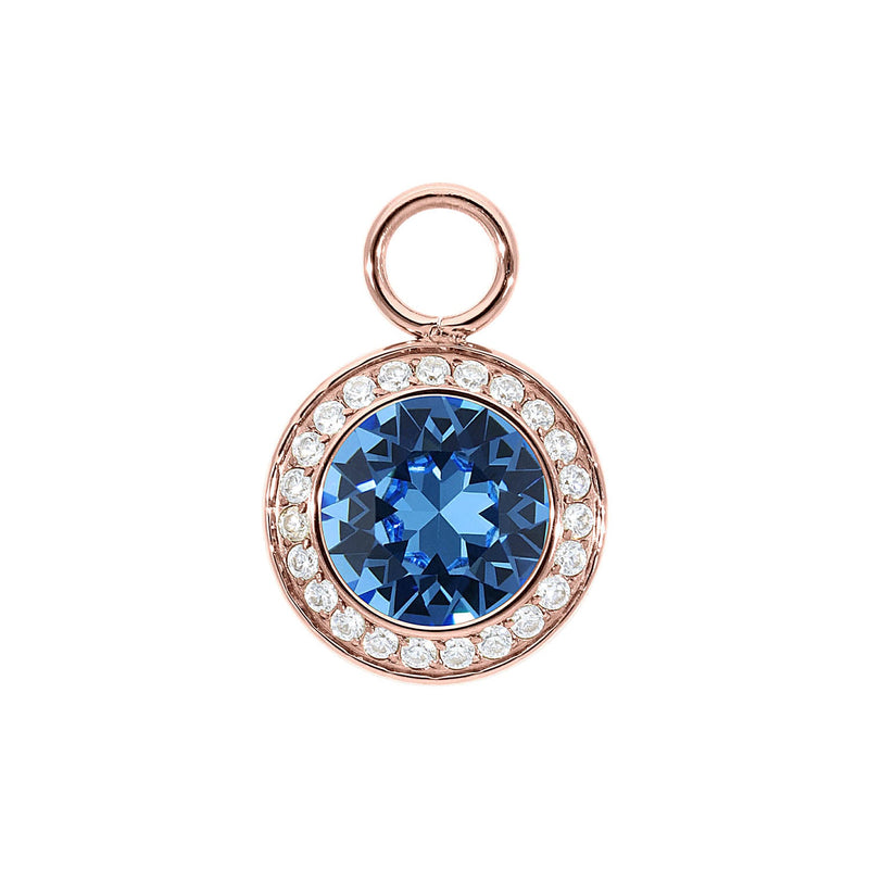Tondo Deluxe Charm 0.51" - Rose Gold
