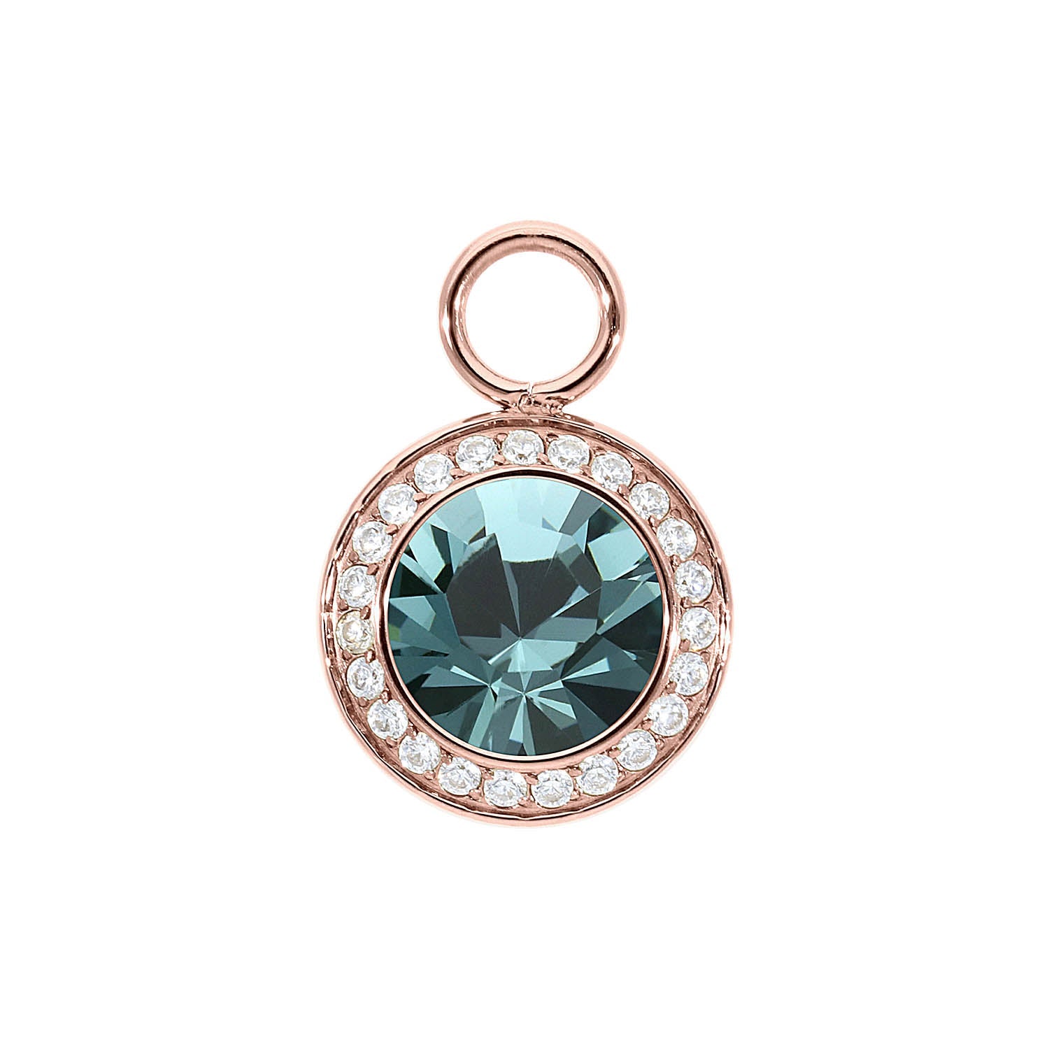 Tondo Deluxe Charm 0.51" - Rose Gold