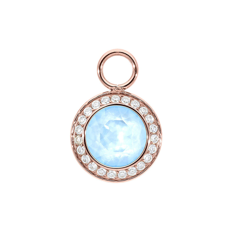 Tondo Deluxe Charm 0.51" - Rose Gold