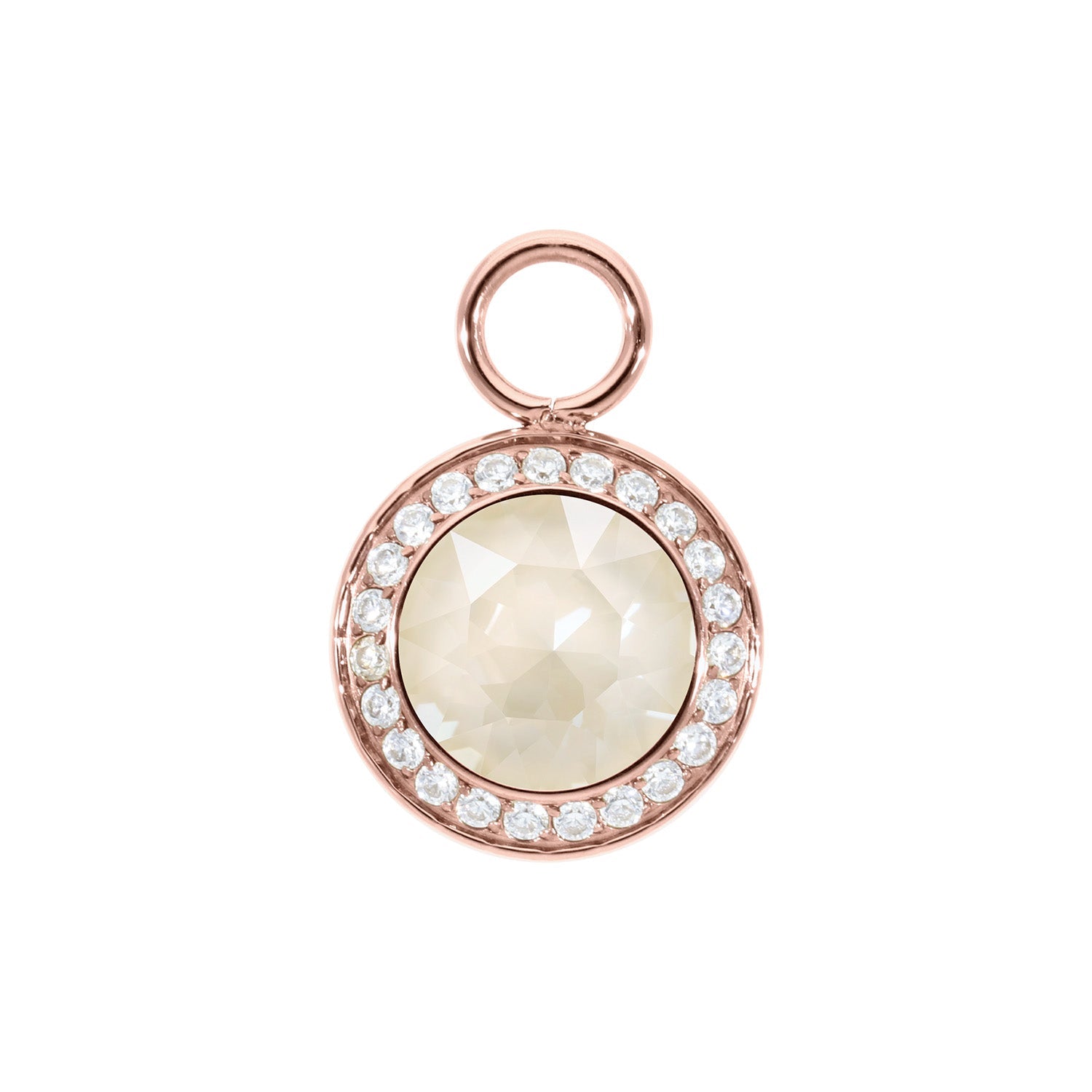 Tondo Deluxe Charm 0.51" - Rose Gold