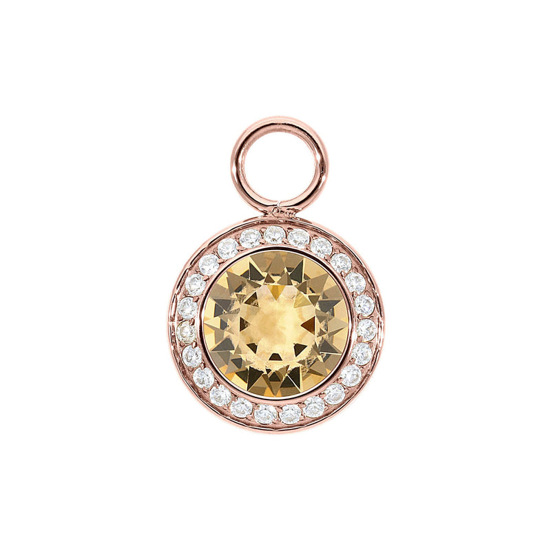 Tondo Deluxe Charm 0.51" - Rose Gold