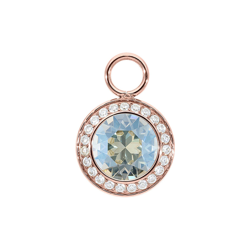 Tondo Deluxe Charm 0.51" - Rose Gold