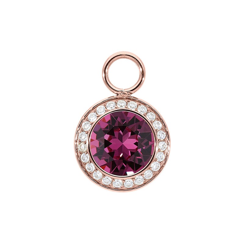 Tondo Deluxe Charm 0.51" - Rose Gold