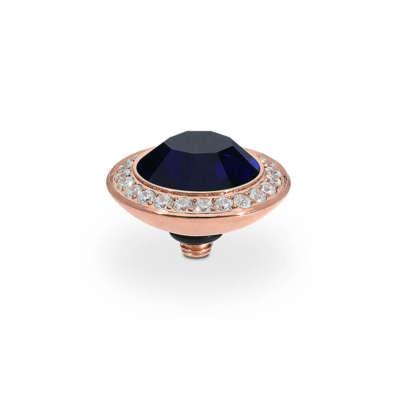 Tondo Deluxe Top 0.51" - Rose Gold Dark Indigo