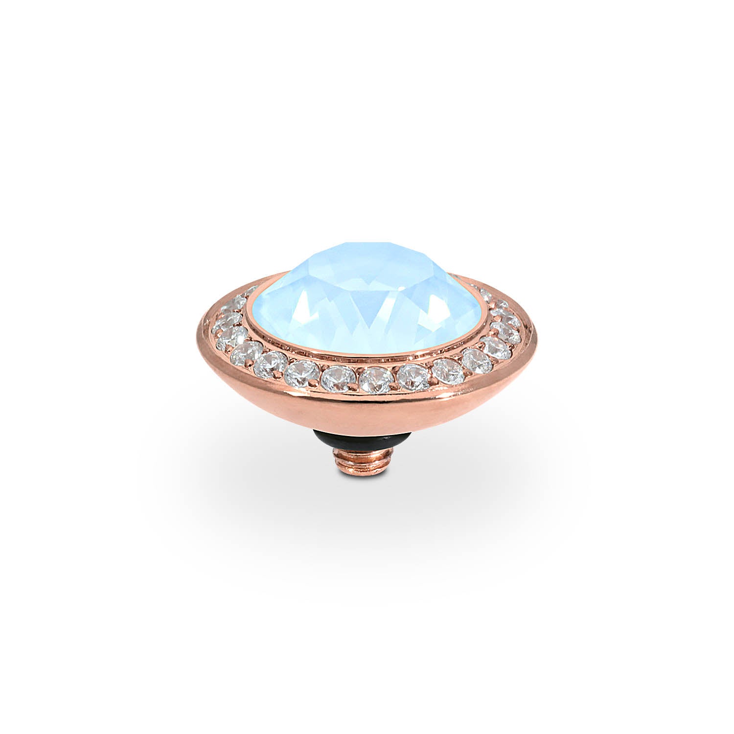 Tondo Deluxe Top 0.51" - Rose Gold crystal sky ignite