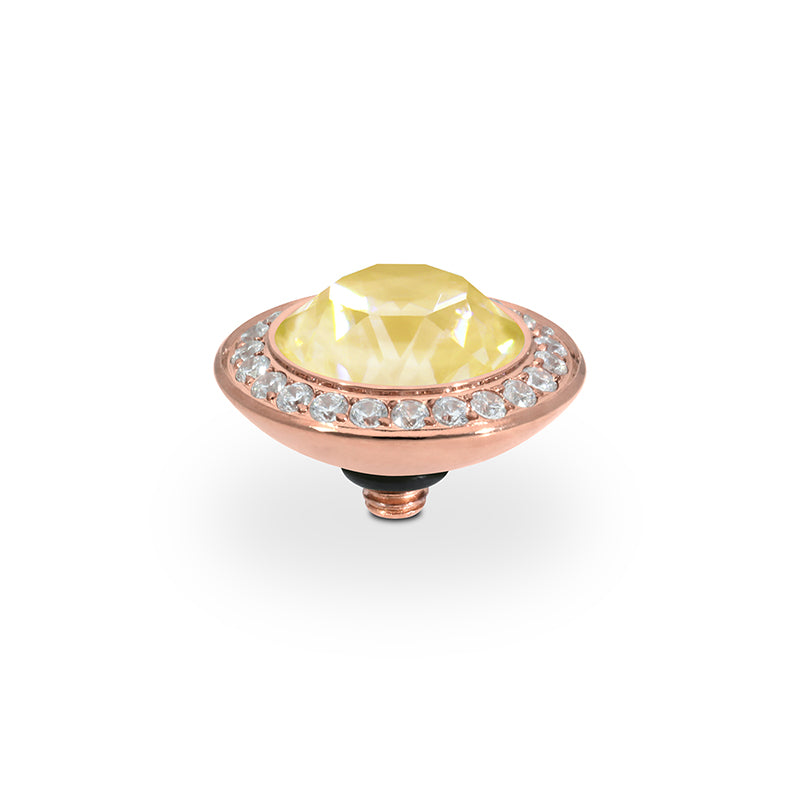 Tondo Deluxe Top 0.51" - Rose Gold Recreated Dark Jonquil