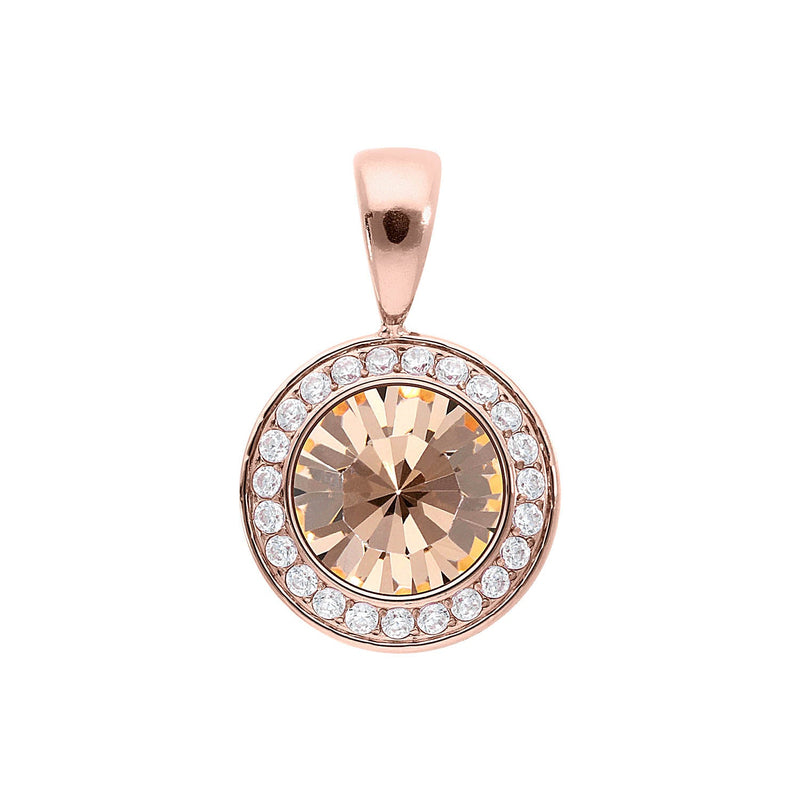 Tondo Deluxe Pendant 0.51" - Rose Gold
