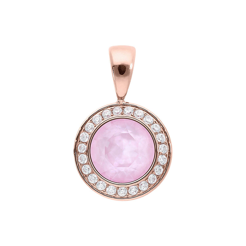 Tondo Deluxe Pendant 0.51" - Rose Gold